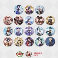 【CC】 Genshin Anime Badge Yelan Shenhe Yunjin Yanfei Xiao Hutao Tartaglia Ganyu Zhongli Qiqi Keqing Dainslef Brooch