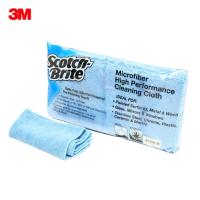 สก๊อตช์-ไบรต์ x10ผืน ผ้าไยไมโครไฟเบอร์ 40x40 ซม. Scotch-Brite Microfiber Wipe (40Cmx40Cm)