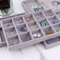 Hot Sales Jewelry Organizer Box Portable Jewelry Display Tray Earring Bracelets Necklace Storage Organizer Box Display Stand