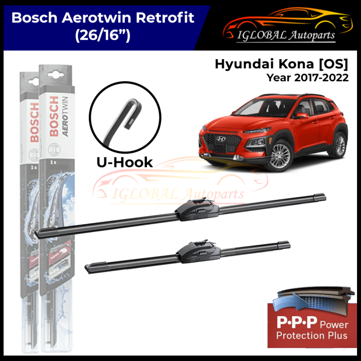 Hyundai Kona [OS] Year 20172022 Windshield Wiper Bosch Aerotwin