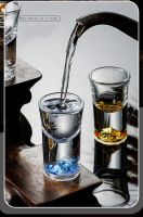 【CW】△♛♤  10ml Liquor Spirits Shot Glasses Mountain Wine Glass Vodka Bar Snifters Cups