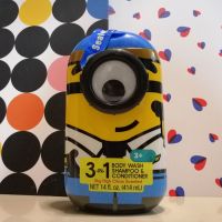 Minion ครีมอาบน้ำมินเนียน ครีมอาบน้ำสำหรับเด็ก แชมพู ครีมนวด แบบ 3in1 (มี 2 กลิ่น)