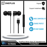 OnePlus หูฟัง2T หูเงิน,หูฟังอินเอียร์แบบ In-Ear-C หูฟังดิจิตอลหูสีเงิน2T-[อินเตอร์เฟซ Type-C] แบบทางการ