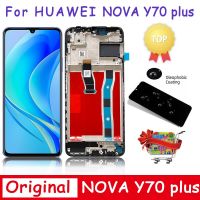 ZZOOI New Original 6.75For Huawei Nova Y70 LCD Display Touch Screen Assembly With Frame For Huawei Nova Y70 Plus MGA-LX9 LCD Display