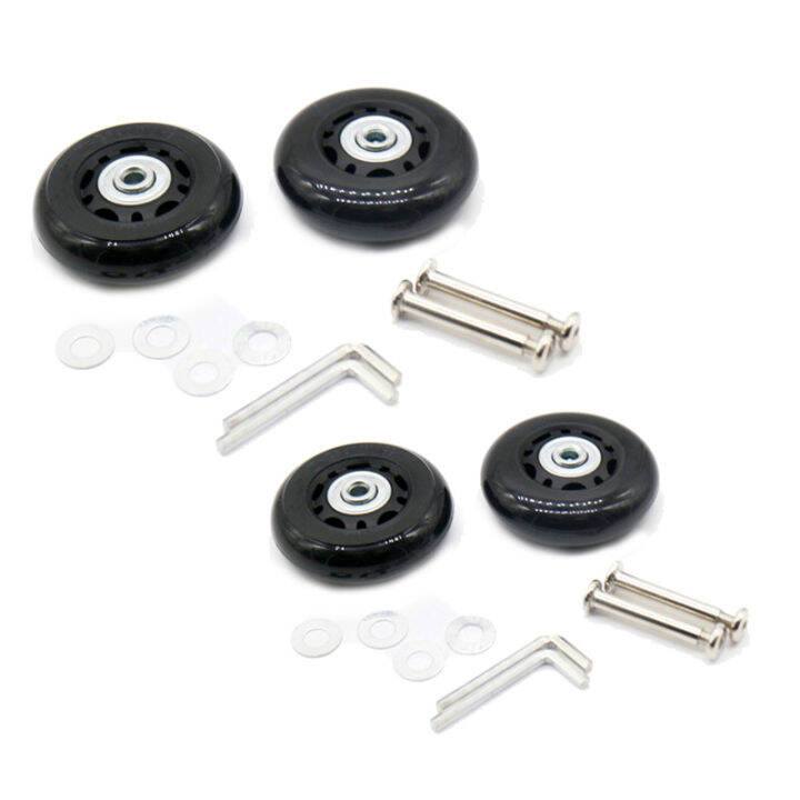 2set-luggage-suitcase-inline-outdoor-skate-replacement-wheels-black