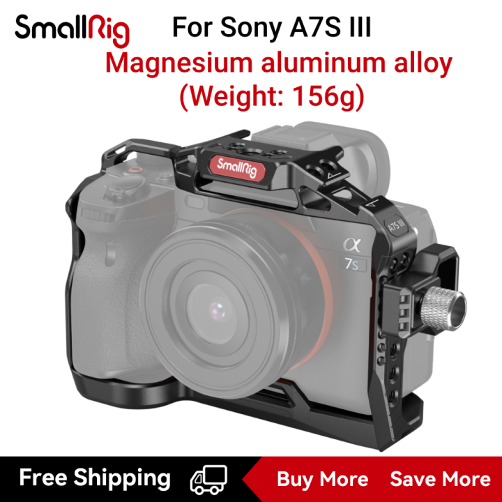 SmallRig A7S III Camera Cage Kit with Cable Clamp for Sony Alpha