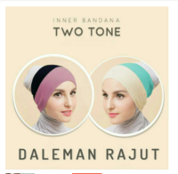 5ชิ้นสามารถ Ciput 2สีวัสดุถักชุดชั้นในฮิญาบถักภายใน.Bandana