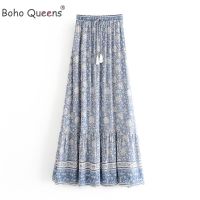 【CC】┅ஐ  Boho Fashion Hippie Beach Floral Print Skirts Waist  Skirt