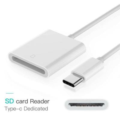 ”【；【-= USB 3.1 Type C To SD Card Camera Reader OTG Adapter Cable For Ipad Pro Phone