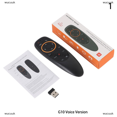 wucuuk G10S Air Mouse Voice Control กับ Gyro Sensing Game 2.4GHZ Wireless Smart REMOTE