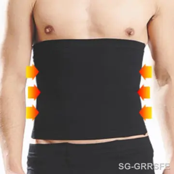 Men Waist Trainer Body Shaper Male Abdomen Reducer Bandage Wrap