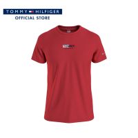 Tommy Hilfiger เสื้อยืดแขนสั้นผู้ชาย รุ่น DM0DM17218 XNL - สีแดง