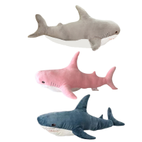 Shark 3d Stuffed Animal Toy Cushion Pillow For Home Decoration Gift Kids