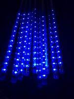 10 Tube String 50cm 2835SMD 520LED Meteor Shower Rainfall Light cascading Christmas Xmas Garden waterfall tree Window Decor Blue