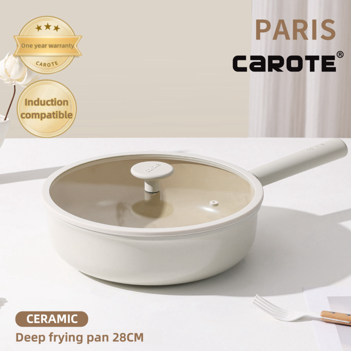 carote 28cm die casting aluminum frying