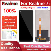 จอ LCD แบบดั้งเดิมสำหรับ Realme 7i RMX2103หน้าจอแอลซีดี Snapdragon 662จอแสดงผล LCD หน้าจอดิจิตอลอะไหล่ซ่อม