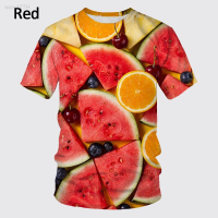 2023 NEW Casual Short Sleeved T-shirt with 3d Strawberry Pattern, Suitable for Both Men And Women. brand new T-shirt