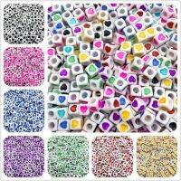 【YF】❁ↂ  50pcs/Lot 7x7mm Spaced Beads Jewelry Making Charms