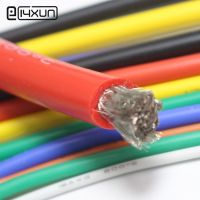 Eclyxun 1เมตร6awg ซิลิโคนลวด6 Awg 6ซิลิกาเจลสาย1/3200/0มิลลิเมตร Awg 6อุณหภูมิสูงสายทองแดงกระป๋อง