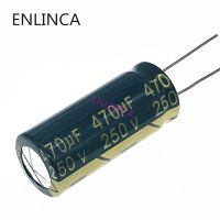 2pcs/lot S61 high frequency low impedance 250v 470UF aluminum electrolytic capacitor size 470UF 20% Electrical Circuitry Parts