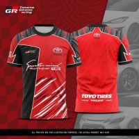 xzx180305   JERSEY TOYOTA 2022 JERSY TOYOTA 3D Tshirt SizeNot customized