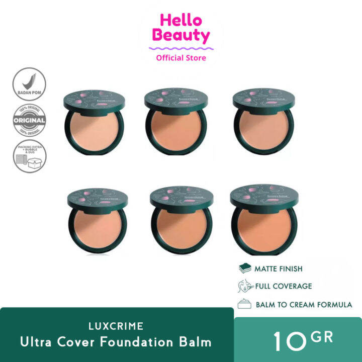 LUXCRIME Ultra Cover Foundation Balm Lazada Indonesia