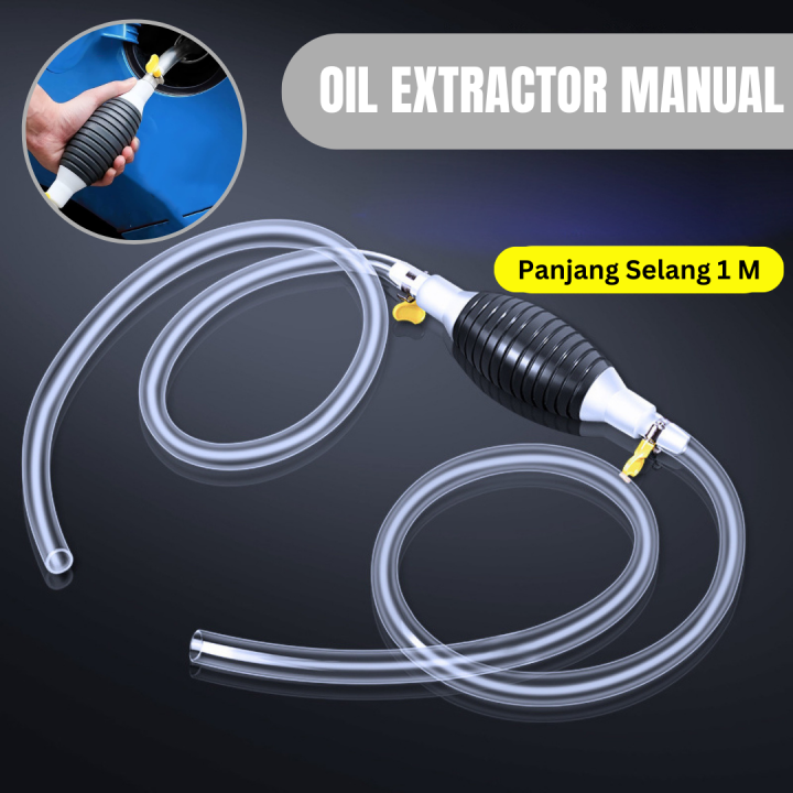 Pompa Tangan Transfer Minyak Oli Manual Transfer Pump Oil Extractor 1M Lazada Indonesia
