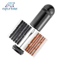 ♤ Bike Tubeless Tire Puncture Repair Kit For Bicycle Portable Urgent Cycling Flat Repair Kit Rubber Stripes Road Bicycle MTB Tools