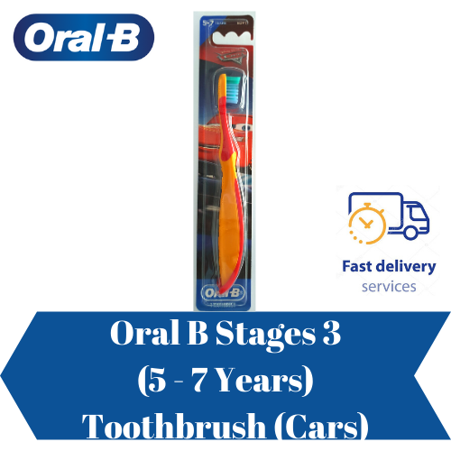 Oral B Stages 3 Kids ToothBrush (5 - 7 Years) (Berus Gigi Kanak Kanak ...