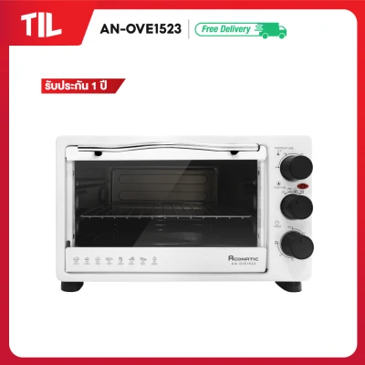Aconatic เตาอบไฟฟ้า รุ่น AN-OVE1523 ขนาด 23 ลิตร 1500 วัตต์ (รับประกันศูนย์ 1 ปี) Aconatic เตาอบไฟฟ้า รุ่น AN-OVE1523 ขนาด 23 ลิตร 1500 วัตต์ (รับประกันศูนย์ 1 ปี)