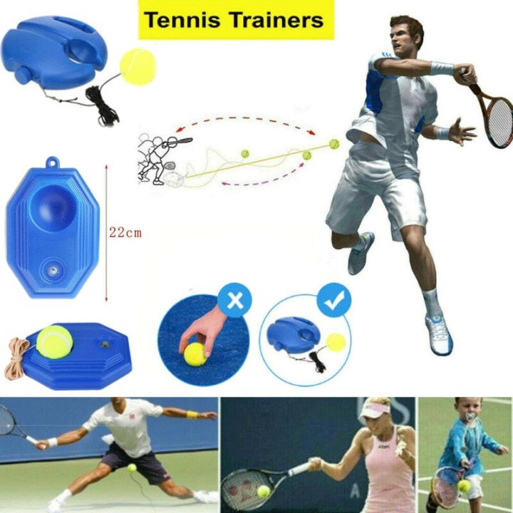 กีฬาฝึกเทนนิสฐานเดี่ยวเครื่องมือการฝึกอบรม-reสกุลเทนนิสเทรนเนอร์เครื่องมือเทนนิสฝึกอบรมตัวเองช่วยฝึกอบรม