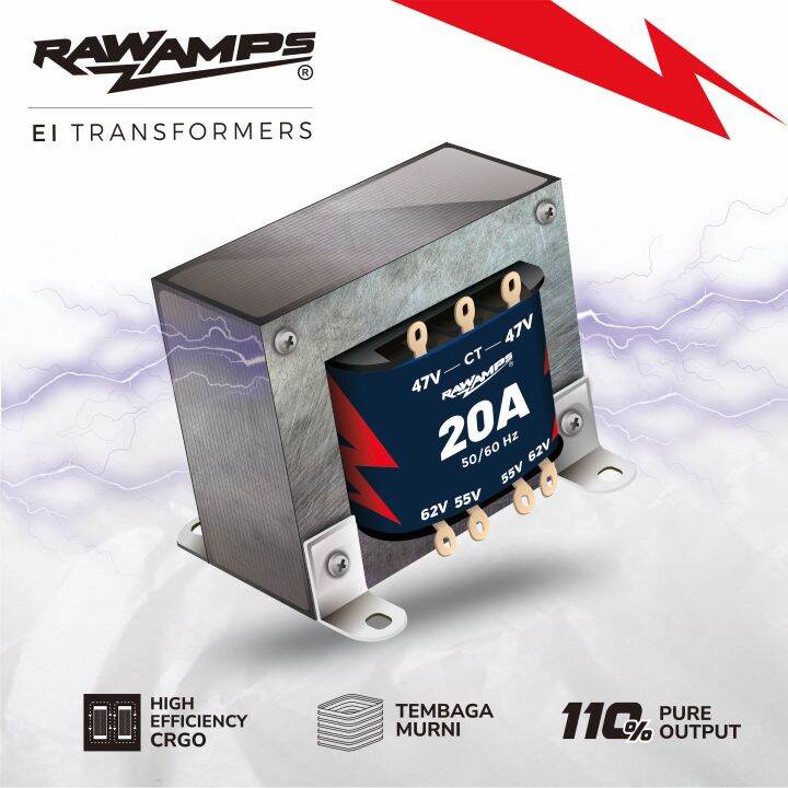 Travo Trafo A V Kotak Ei Psu Power Supply Rawamps Original Lazada