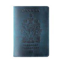 Engraved Genuine Leather Canada Passport Cover  Personalized Passport Cover Case Custom Leather Gifts Travel Wallet Men &amp; Women Card Holders