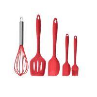 Silicone Set Baking Tools 5-Piece Set Spatula Oil Brush Set Cream Mixer Silicone Kitchenware Set