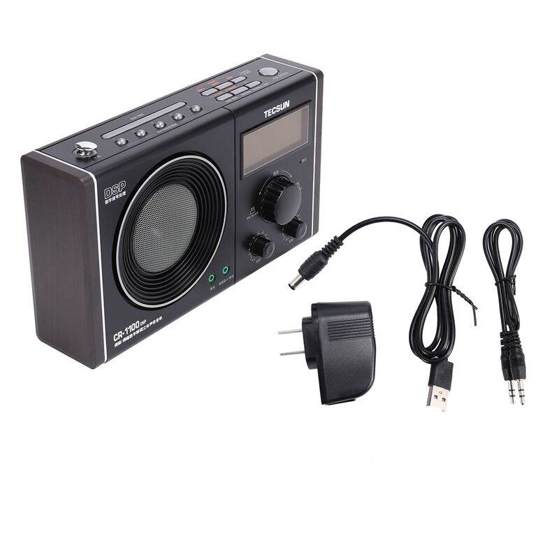 TECSUN CR-1100DSP FM AM Digital Demodulation DSP Radio Easy Operation ...