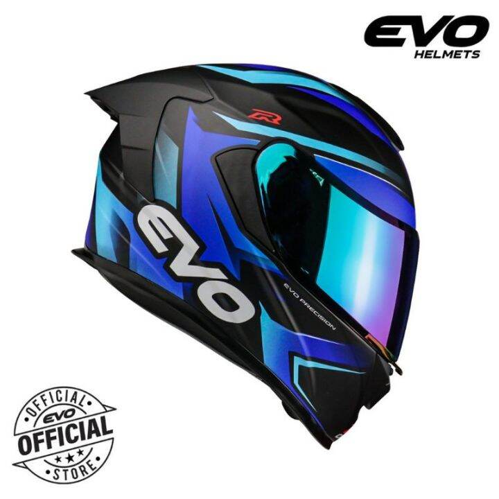 EVO GTPRO Renegade One Dual Visor Full Face Helmet Blue Lazada PH