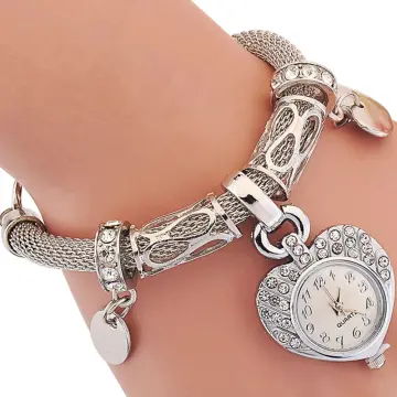 Guess charm outlet bracelet watch