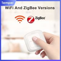 Zigbee ไร้สายอารมณ์สองปุ่มควบคุมระยะไกลสวิตซ์อัจฉริยะสมาร์ทสวิตซ์