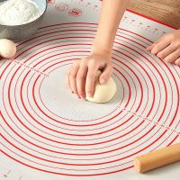 Large size Silicone Baking Mat Rolling Kneading pad Pastry Tools Crepes Pizza Dough Non-Stick Silicone Mat Kitchen cooking table Bread  Cake Cookie Ac