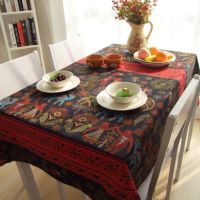 Corinada Southeast Asian nation wind cotton and linen tablecloth  for Dinning Table Tea Tables cloth