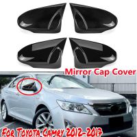 ฝาปิดกระจก RM-CAR สำหรับ Toyota Camry 2012 2013 2014 2015 2016 2017ฝาเคสโทรศัพท์กระจกมองหลังปีกข้างประตูคาร์บอนมันวาว