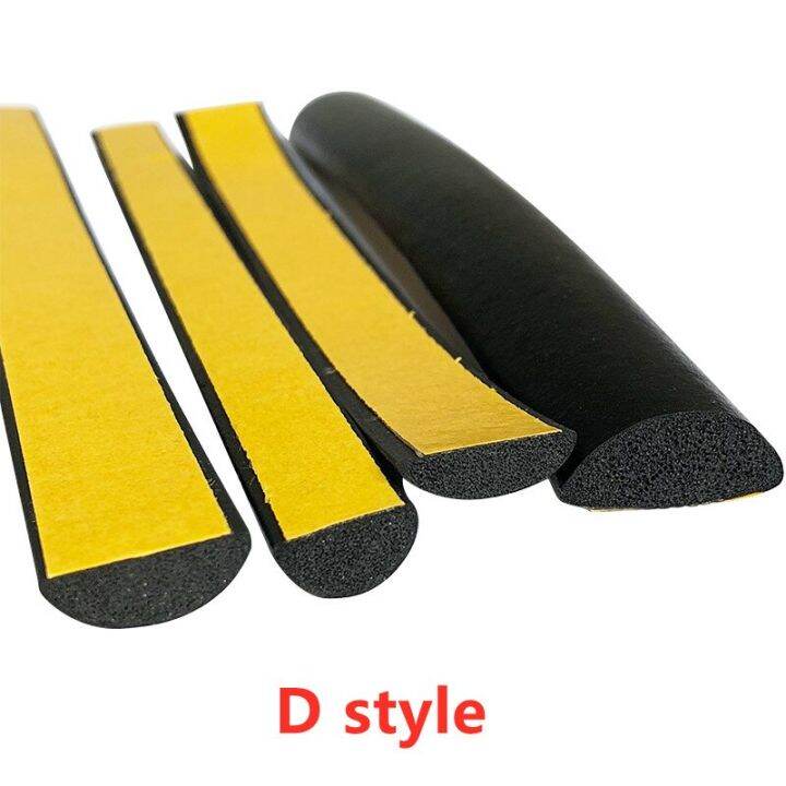 self-adhesive-epdm-foam-rubber-seal-strip-width10-50mm-thick-2-10mm-black-sponge-anti-collision-shock-absorption-seal-gasket-adhesives-tape