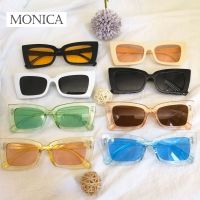 2023 Fashion Decoration Rectangle Retro Sunglasses For Women Brand Designer Square Sun Glasses Anti-glare Sunglass Eyewear UV400