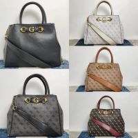 GUESS Printed Solid Color Portable Large Capacity Chain Tote Bag Briefcase One Shoulder Messenger Bag