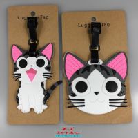 【DT】 hot  Chis cat Anime Travel Accessories Luggage Tag Suitcase ID Address Portable Tags Holder Baggage Label Gifts New