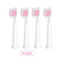 4pcs/set Replacement Heads Soft Bristles Toothbrush Heads for Electric Toothbrush Dual Clean Toothbrush Heads