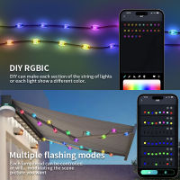 USB ขับเคลื่อนนางฟ้าแสงเปลี่ยนสี RGB S Tring ไฟ App การควบคุมระยะไกล IP44สำหรับห้องนอนพรรคเทศกาลในร่มกลางแจ้งตกแต่ง