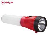 CH ไฟฉาย ไฟฉาย LED พร้อมที่จับเรืองแสง, ไฟกะพริบฉุกเฉินสีแดง LED Flashlight with Glow Handle, Emergency Flasher and Storage Compa ไฟฉายแรงสูง ไฟสปอร์ตไลท์