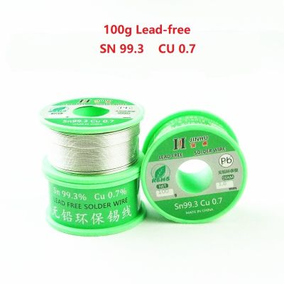 100g Lead-free Solder Wire 0.5-1.0mm Unleaded Lead Free Rosin Core for Electrical Solder RoHs