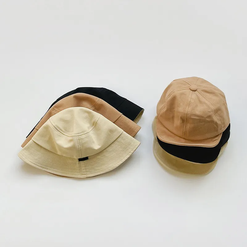 >Solid Color Baby Hat Soft Cotton Infant Boys Girls Baseball